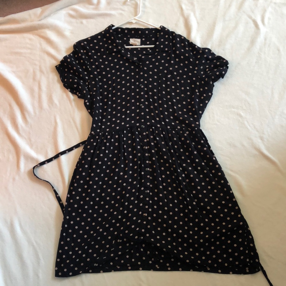 Levi’s polka dot dress - XL - black and tan